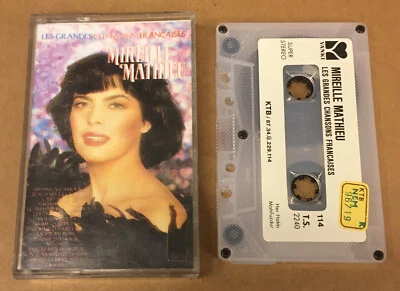 MIREILLE MATHIEU - LES GRANDES CHANSONS FRANÇAISES 1987 CASSETTE MADE IN TURKEY - Image 1 of 2