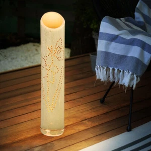 Solarleuchte Stecklampe Außenleuchte Lichteffekt Bambus grün LED Erdspieß Garten - Bild 1 von 12