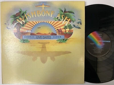 WISHBONE ASH - Live Dates LP (1st US Pressing on "black-rainbow" MCA w/Booklet) - Image 1 of 2