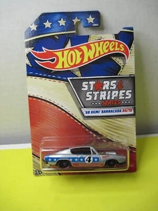 HOT WHEELS 1/64 STARS &STRIPES '68 HEMI BARRACUDA Sealed - Picture 1 of 11