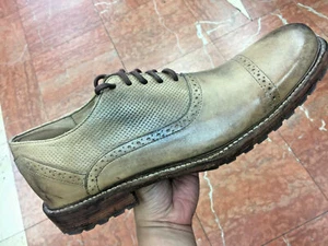 Men's Bed Stu Vintage Light Tan 100% Genuine Leather Fashion Shoes - Picture 1 of 5