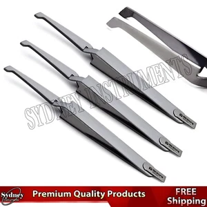 Dental Bracket Holding Tweezer Orthodontic Placing Automatic Forceps - Picture 1 of 4