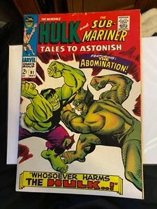 1967 Marvel Tales to Astonish Hulk and Sub-Mariner #91 - Picture 1 of 3
