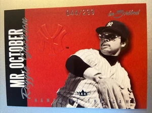 2004 Fleer inScribed Names of the Game Reggie Jackson #d 044/299 1/1? HIS JSY #! - Picture 1 of 3