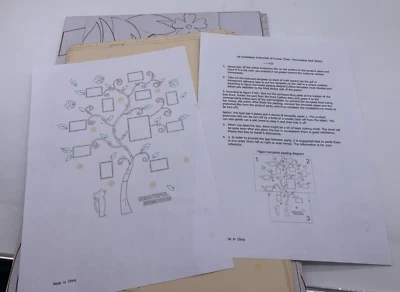 Large Family Tree Photo Frame Wall Stickers Removable  Art Decor - Image 1 of 4