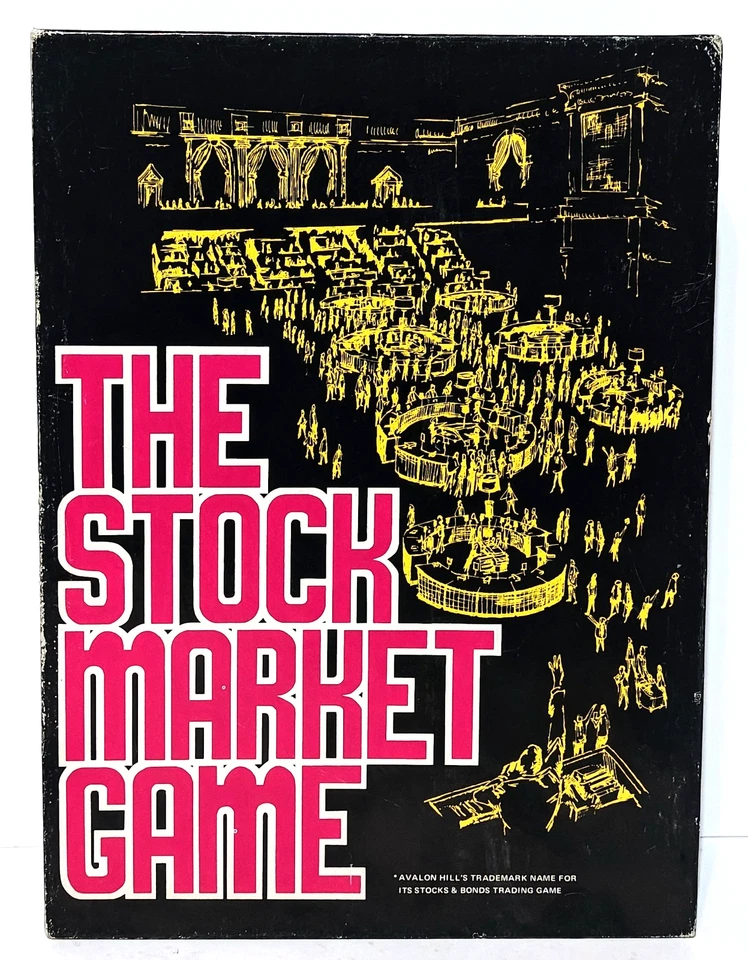 The Stock Market Game - Avalon Hill - Vintage Bookshelf Board Game - 1970 - Image 1 of 4