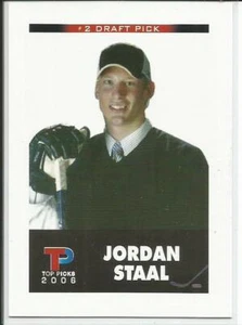 2006 Top Picks Jordan Staal RC #2 Penguins Rookie - Picture 1 of 2