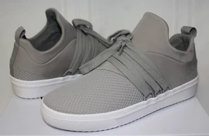 Steve Madden Lancer Fashion Sneaker shoes Grey Fabric New - Picture 1 of 6