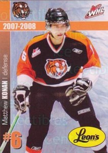 2007-08 Medicine Hat Tigers #17 Matthew Konan