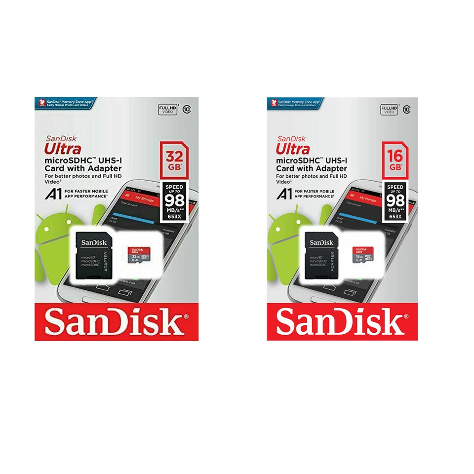 Micro SD Memory Card For Sony HDR-CX405 Camcorder Digital Camera - Image 1 of 1