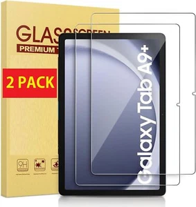 For Samsung Galaxy Tab S10+ S9 FE 5G S7 FE A9+ A8 2 Pack Glass Screen Protector - Picture 1 of 65