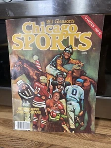 1982 Bill Gleason's Chicago Sports Magazine Charter Ausgabe Bill George Tony Eason - Bild 1 von 1