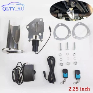 2.25" Electric Exhaust Dump Valve w/ Remote Control and Be cut Pipe Exhaust Kit - Picture 1 of 18