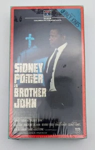 SEALED Brother John VHS Tape Sidney Poitier Quincy Jones Columbia 1988 Vintage - Imagen 1 de 2