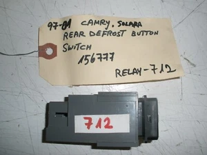 97-98-99-00-01 INTERRUPTOR BOTÓN DE DESCONGELACIÓN TRASERA CAMRY SOLARA 156777 (RELÉ-712) - Imagen 1 de 2