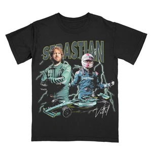Sebastian Vettel Vintage Shirt 90s Bootleg Shirt Formula 1 Racing BEST ON EBAY! - Picture 1 of 2