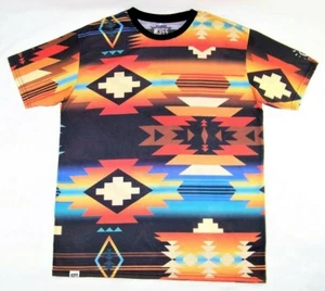 Mac Miller Neff 2013 Multicolor Aztec Tribal Men T-Shirt Sz XL RARE HARD TO FIND - Picture 1 of 12