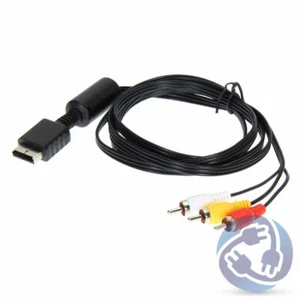 AV Video Audio RCA Composite Cable Cord A/V for Sony Playstation PS1 PS2 PS3 - Picture 1 of 4