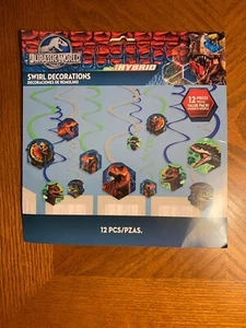 Jurassic World Swirl Party Decorations - Picture 1 of 2