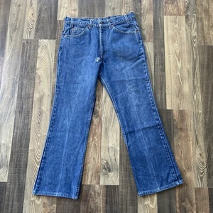 Vintage Levi's 20517-0217 Men actual W33 L28 Blue Denim -Orange Tab-Made in USA - Picture 1 of 13
