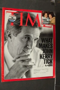 Time Magazine Back Issue Aug 2, 2004 What Makes John Kerry Tick - Picture 1 of 2