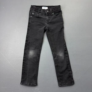 Denizen Levi’s Jeans Boys 5 Black Skinny Fit Stretch Denim Dark Wash Casual - Picture 1 of 11