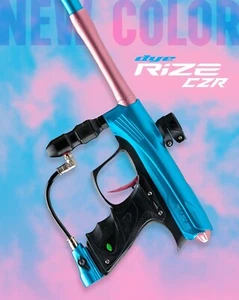 DYE RIZE CZR teal / pink Paintball Markierer Paintballgun Cal .68 PaintNoMore - Bild 1 von 4