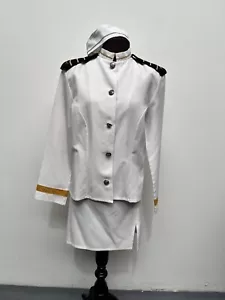 Navy Lady Sailor Captain Outfit Size 12 Ex Hire Fancy Dress Costume Uniforms - Picture 1 of 5