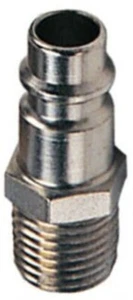 5 Pack 1/4" Male Thread NPT Air Compressor Hose Quick Coupler HVLP Plugs Hi-Flow - Picture 1 of 1