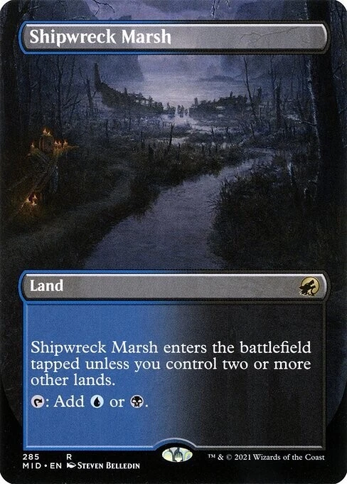 Shipwreck Marsh Borderless #285 | MID Innistrad: Midnight Hunt | MTG - Image 1 of 1
