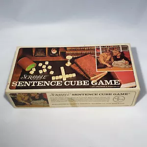 Vintage Scrabble Sentence Cube Game 1971 SelRight Selchow & Righter New Open Box - Picture 1 of 9
