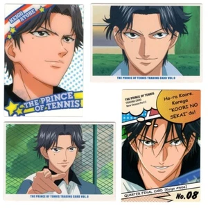 Tarjeta coleccionable 4 piezas El príncipe del tenis anime Atobe Keigo HYOTEI - Imagen 1 de 2