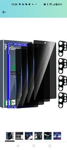 4 Pack Privacy Screen Protector for Samsung Galaxy S24 Ultra with 4 Pack... - Zdjęcie 1 z 7