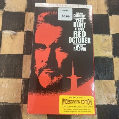 The Hunt for Red October (VHS, 1990, Widescreen) sealed. Never opened - Image 1 of 4