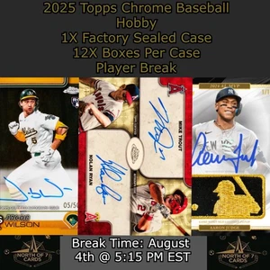 Orel Hershiser 2025 Topps Chrome Baseball Hobby - 1X Case Player BREAK #19 - Picture 1 of 6