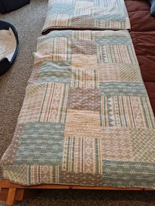 Tagesdecke  Plaid 140x200 2stück 💙türkis Grau 🩷Top Zustand.  - Bild 1 von 3