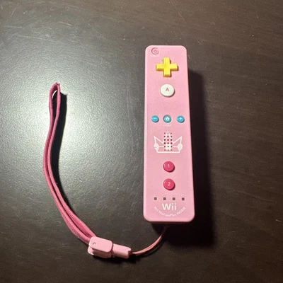 Princess Peach Nintendo Wii Motion Plus Remote Controller No Sleeve - Tested A - Image 1 of 4