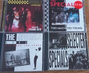 The Specials-4xCD Bundle-Live-Ska-2 Tone-Terry Hall-Selecter-See Description. - Picture 1 of 5
