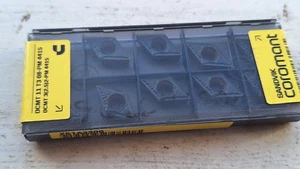 10 Sandvik carbide tips DCMT 11 T3 08-PM 4415 ( DCMT11T308 11T308 32.52 ) - Picture 1 of 2