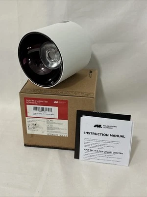 Foco de techo LED de montaje empotrado, lámpara de punto de cilindro de 18 W blanca Foto 1 de 4