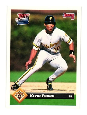 1993 Donruss #452 Kevin Young Pittsburgh Pirates - Image 1 of 2