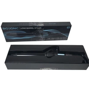Bioionic Long Barrel Styler 1,25" Pro Lockenstab schwarz NANO IONIC - Bild 1 von 5