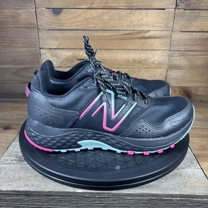 New Balance T410 Womens Size 9 Black Pink Teal Sneaker Trail Running Shoes - Picture 1 of 10