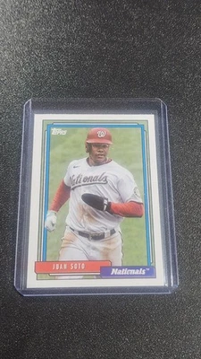 2021 Topps Update Series - 1992 Topps Redux Juan Soto #T92-49 - Image 1 of 2
