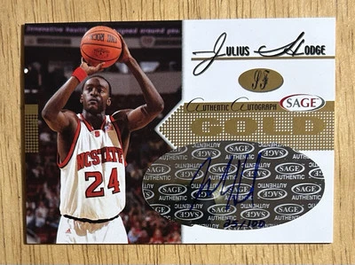 2005-06 SAGE Auto Gold /100 Julius Hodge #A11 Rookie Auto RC - Image 1 of 3