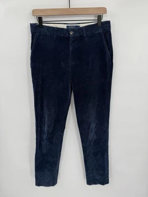 Polo Ralph Lauren Azul Pana Elastizado Súper Ajustado Mujer Talla 20 Preppy Foto 1 de 4