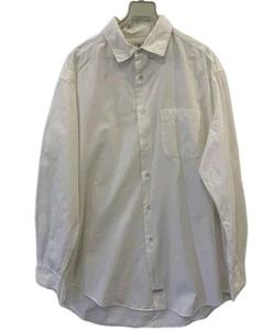 C.P. Company Made in Italy Button Up Shirt White Cotton Vintage Men’s XL #C2 - Picture 1 of 9
