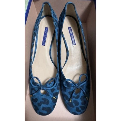 Stuart Weitzman Gabby 45 pavo real guepardo talla 8 Foto 1 de 4