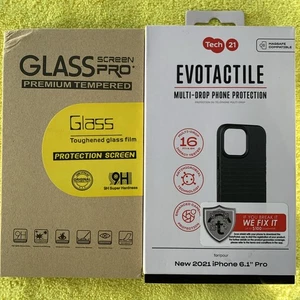Tech21 EvoLite Case For iPhone 13  Pro W/SCREEN & Camera Protection - Picture 1 of 3
