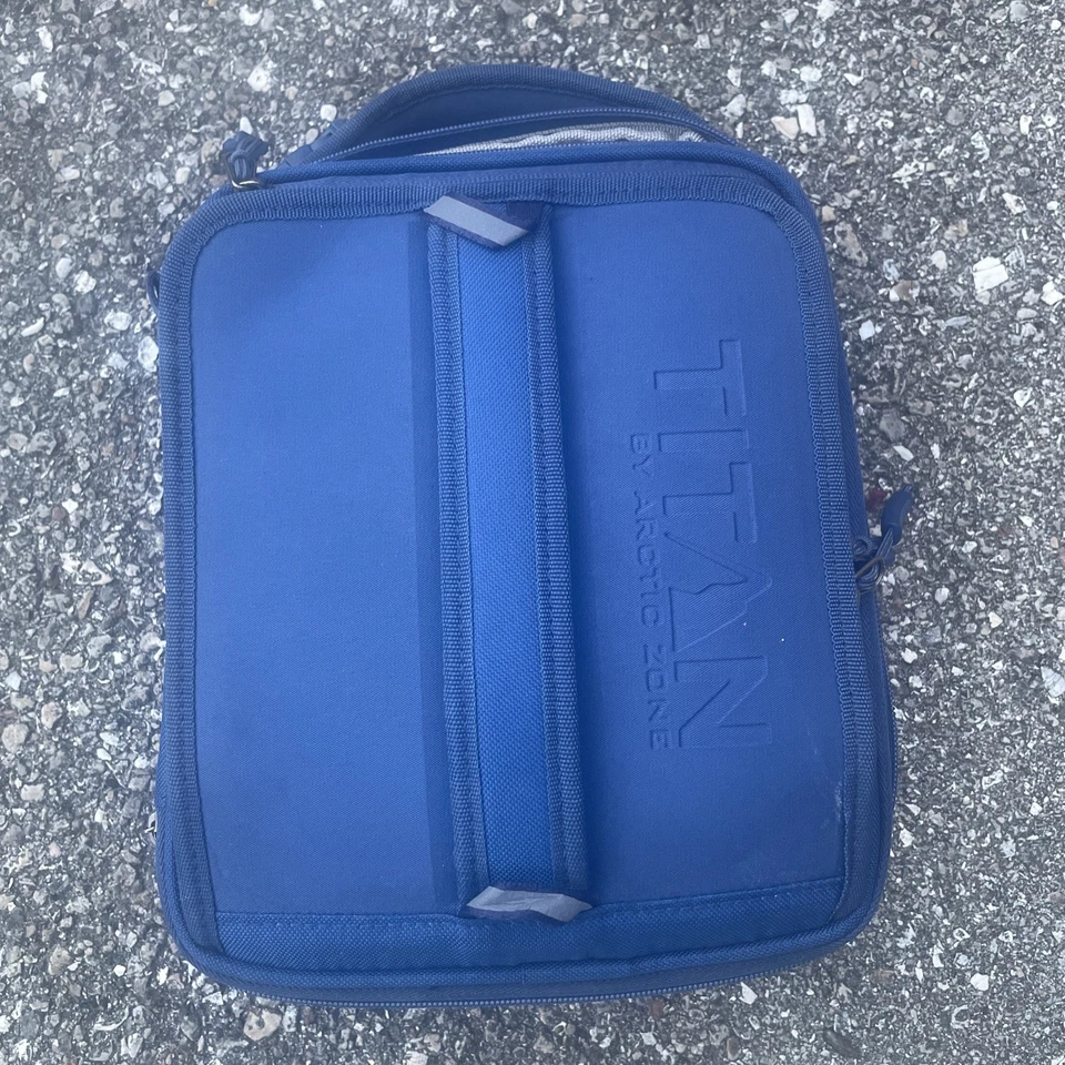 Juego de 2 loncheras expandibles Titan azul ver fotos  Foto 1 de 2